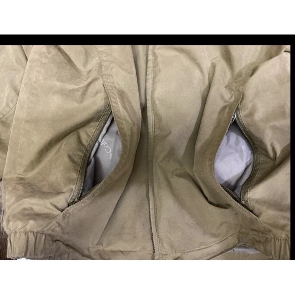 Columbia Sportswear Jacket Mens M Brown Full Zip Pockets Cotton Outdoor Hiking - Picture 11 of 16